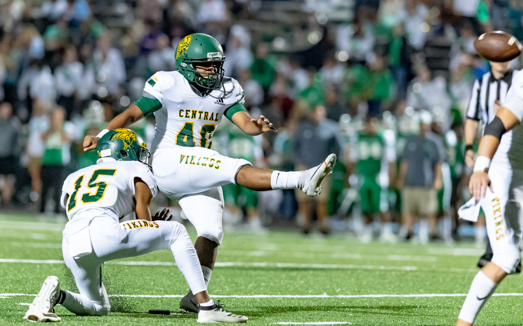 Friday night high school football action